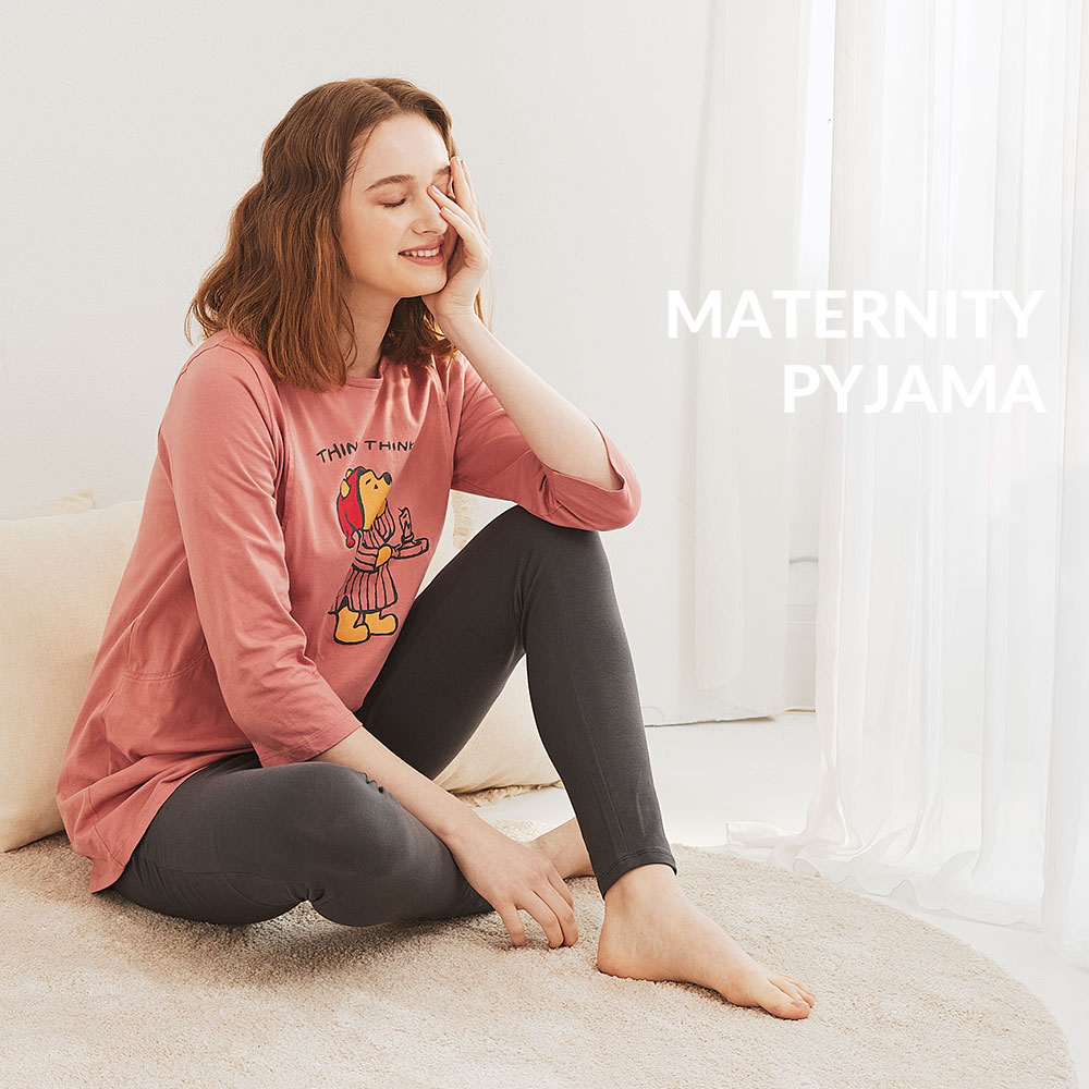 Disney Winnie The Pooh Maternity & Nursing Pyjama Set