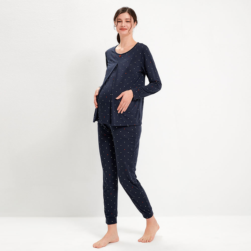Mickey Dotty Maternity and Nursing Pyjama Set