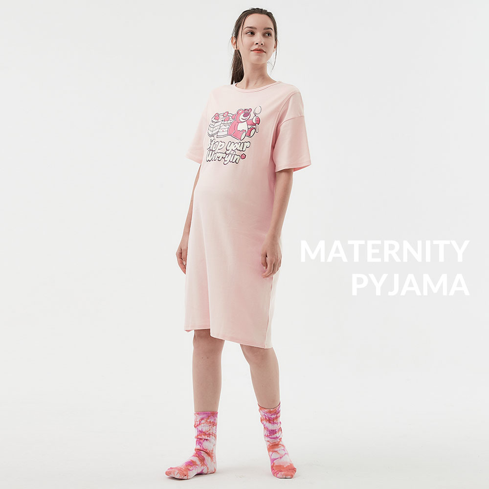 Disney Lotso Loves Dessert Maternity & Nursing Pyjama Dress