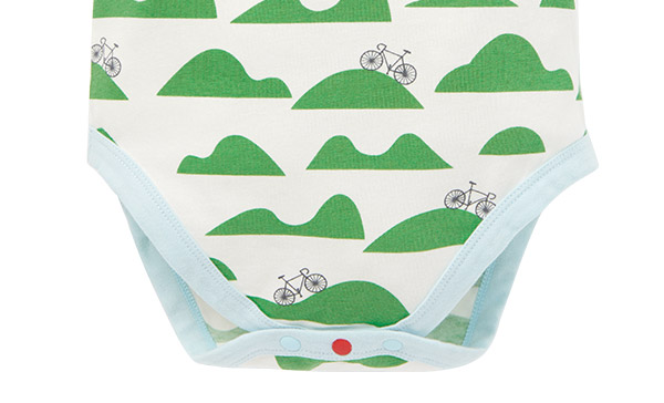 Bicycle Baby Cotton S/L Bodysuit 2 Pcs Pack